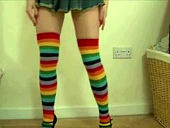 Teenager with Big Tits Sucks.