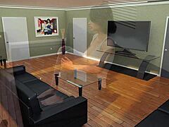 feeling the passion in milfy city, kissing the blonde wife and mother in law with huge monster cock.