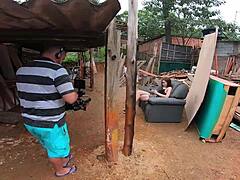 Latina teen luara amaral records big cock creampie