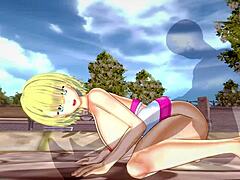 3D Hentai Features Huge Ass And Big Tits With Squirting Cum