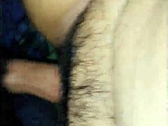 thick cameltoe drilled by rock-hard cock up close