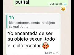 schoolgirl begs for better grades, part 2 - desperate?