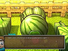 Hornycraft parody: Steve fucks sexy watermelon! 🍉😏
