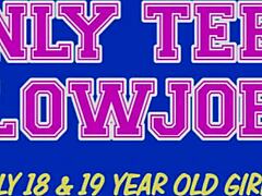 Watch this teen make a tough rod comply with deepthroat and sucking.