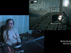 Wow, naked big tits brunette lesbian play!