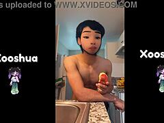 This cute gay guy caught everyone's eye at the local hangout spot.