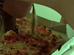 Delivery Girl Wants Cum In Mouth For Pizza Topping