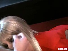 porscher wells gets drenched in facial cum blast 😲