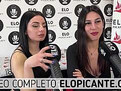 मिएलसिता और अल्मेंड्रा क्रीमी बैनाना को चूसती हैं और सब निगल जाती हैं