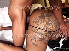 niemoneyy getting fucked doggystyle by big black cock 😩