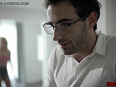 Petite Blonde Submits To Old Tutor For Hard Fucking