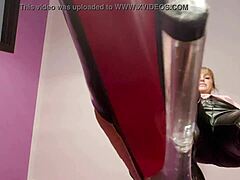 Femdom and fetish action in a rather unusual porn video