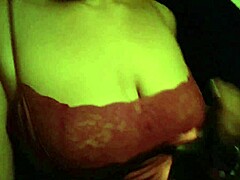 Black tits in red tank top getting nipples sucked by bisexual teen amateur.