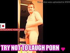 Try not to laugh at silly cocksucking homogoon