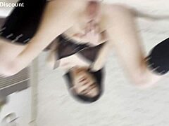 New teen Aarol Renti dives into first anal adventure! Quickie riding with wet cumshot and ass to mouth action.