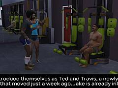 Owen and Jake drill the new neighbor couple in wild 4some