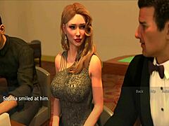 A wife and stepmother in homemade 3d scene 82