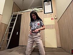 Fucked Stranger Caught Masturbating In Fake Hostel