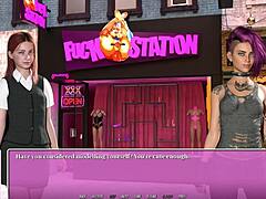 Hey, wanna meet this hot smoking emo with tattoos in the city game?