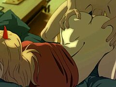 Power and Denji engage in hardcore hentai sex