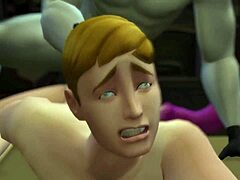 Fred is seduced by the mysterious Mr. X in this hardcore gay scene