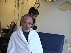dying his hair brown, just a cute gay couple moment! 😊