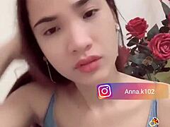 Anna k102 shows her flat chest on instagram