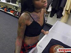 Ebony Chick Sells Stuff and Gets Pounded