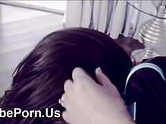 Damn! Girl on girl action with German neighbors heats up fast!