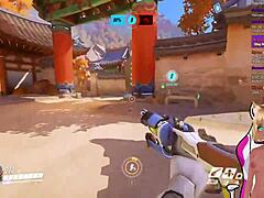 vtuber lewdneko plays overwatch gets spanked 😏