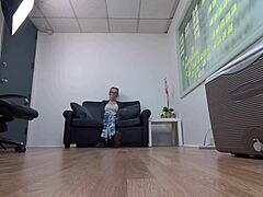 I conduct Ivy Red's skinny redhead casting POV interview with personal touches