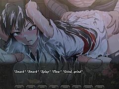 Hentai game with bound and gagged girls