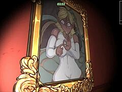 sex maniac mansion hentai game with creampie and gender-bender frankenstein