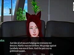 Small boobed redhead in family porn video