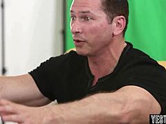 feeling the rough sex with two cocks in one hole