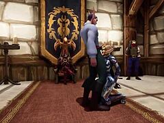 feeling the passion in throne room warcraft parody