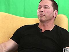 feeling the rough sex with two cocks in one hole