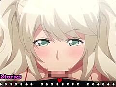 Beautiful anime teen gets rough sex in xxx game