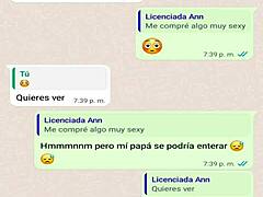 mi madrastra puta me manda mensajes calientes por whatsapp