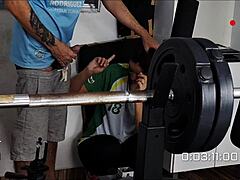 Employees Caught in Office Backroom with Ass Exposed