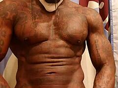 I worship this big black cock for money, jerking it off solo.