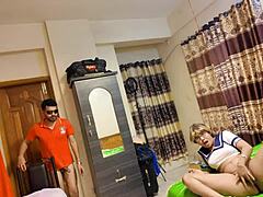 Hot couple’s XXX porn video: Hanif and Adori in action