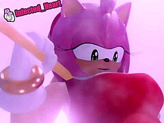 Amy subtly rides futa rouge in deepthroat blowjob and cowgirl creampie action