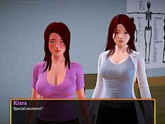 my new family exploring erotic games with teen brunette and redhead