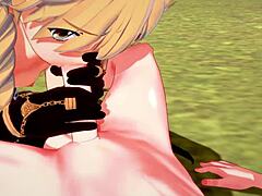 Genshin Impact Yaoi Aether Sucks Venti's Dick And Gets Fucked