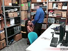 Two sexy ebony teens caught at shopping mall