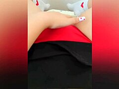 Shy stepsister masturbates her tight pussy for luxury orgasm!