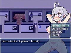 curious exhibitionist serina suzuyo flashing in hentai game