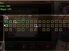 karryn feels emotional in prison, falling again with big tits and ass