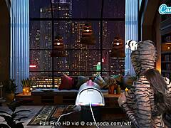 Big boobs model masturbates on webcam with toys